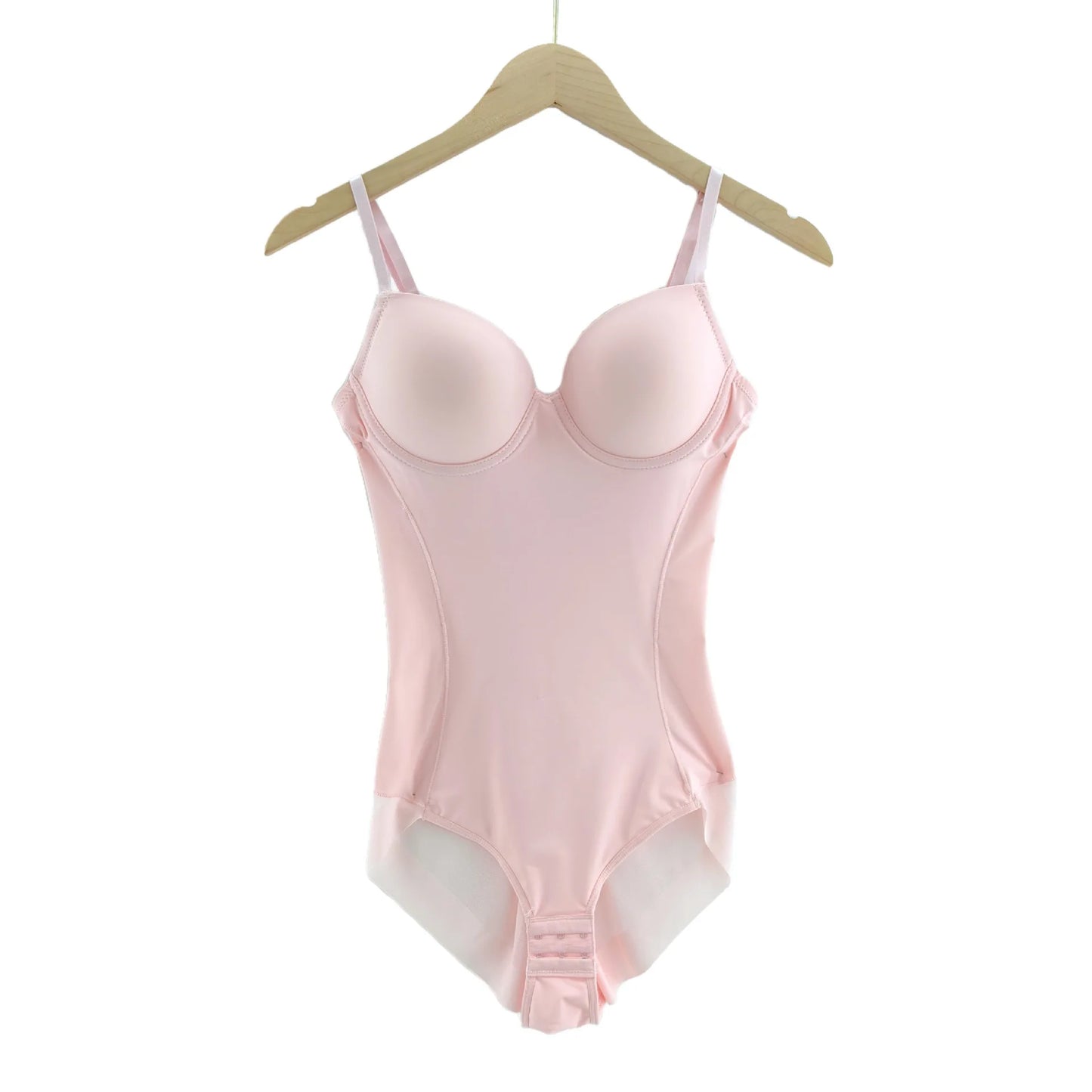 Underwire Pink Bodysuit Shapewear S-2XL