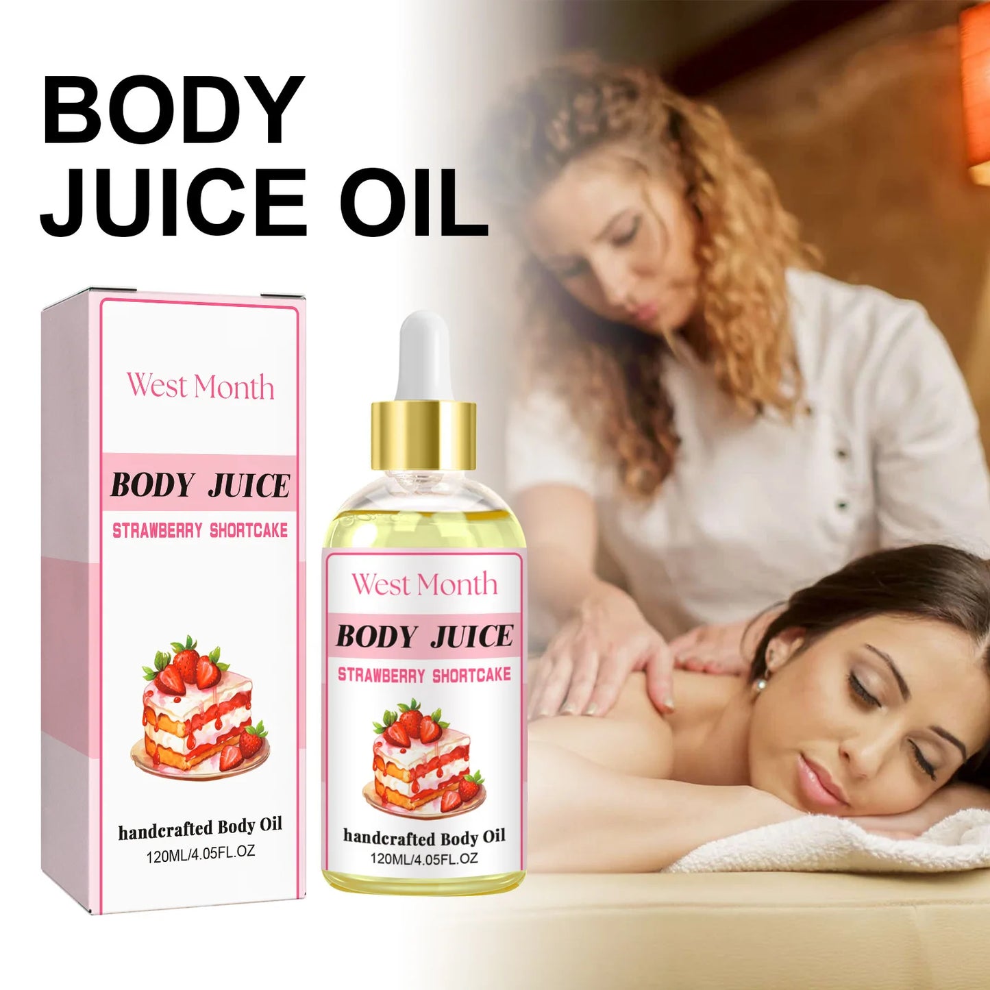 Strawberry Serum Body Drops Moisturizer