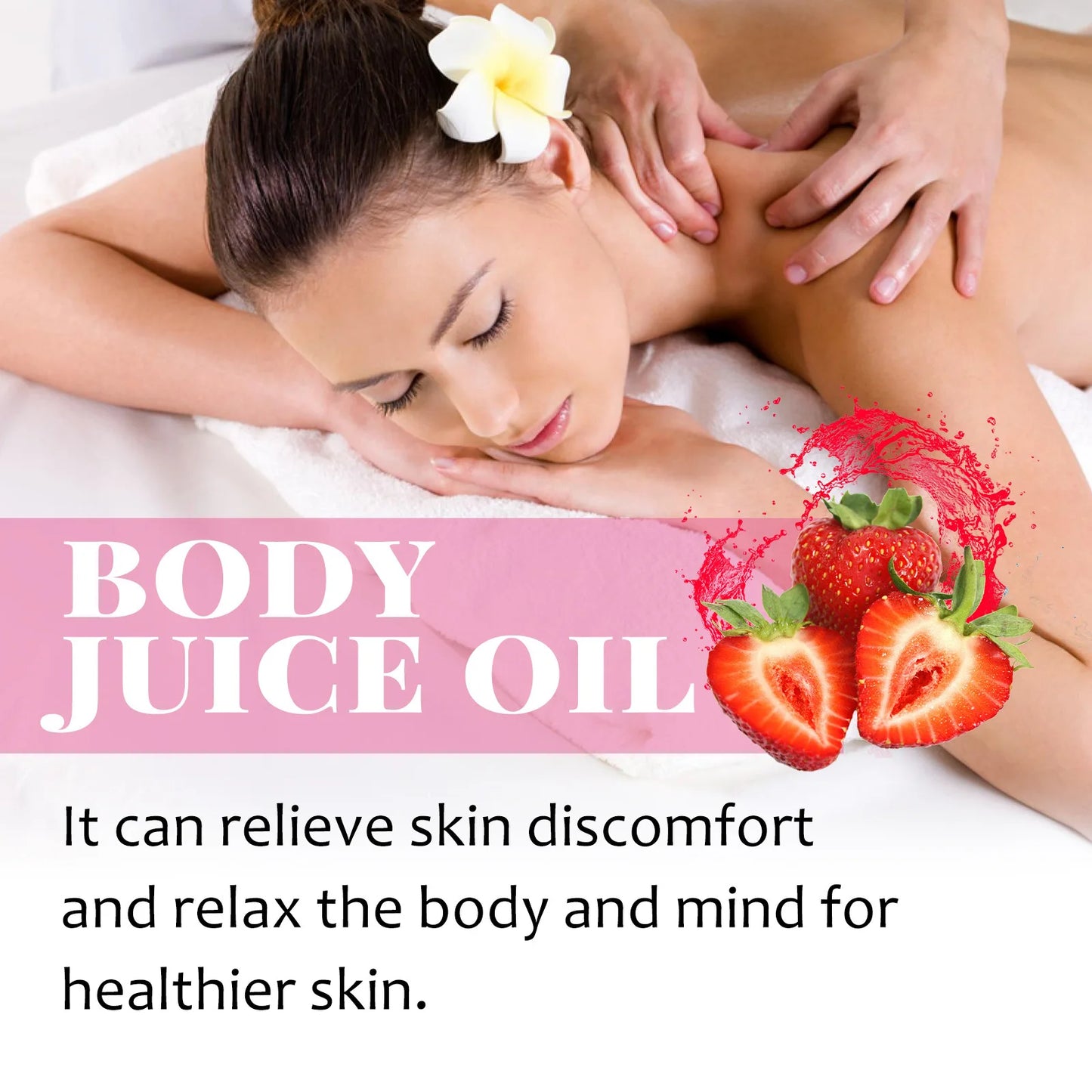 Strawberry Serum Body Drops Moisturizer
