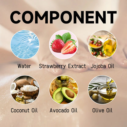 Strawberry Serum Body Drops Moisturizer