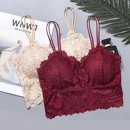 4pcs Women Sexy Lace Bra & Panty Set