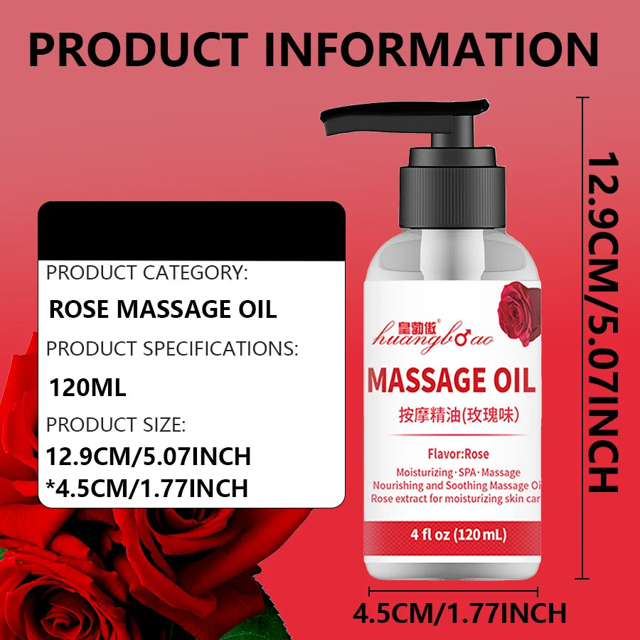 2pcs Rose Massage Oil