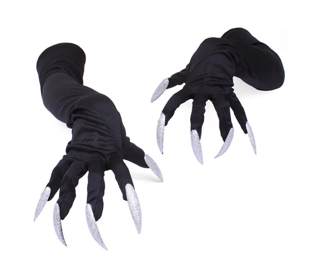 Monster Paws Gloves with Creepy Long Fingernails