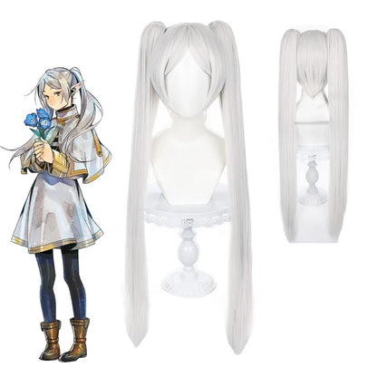 Frieren Cosplay Costume Wig Shoes