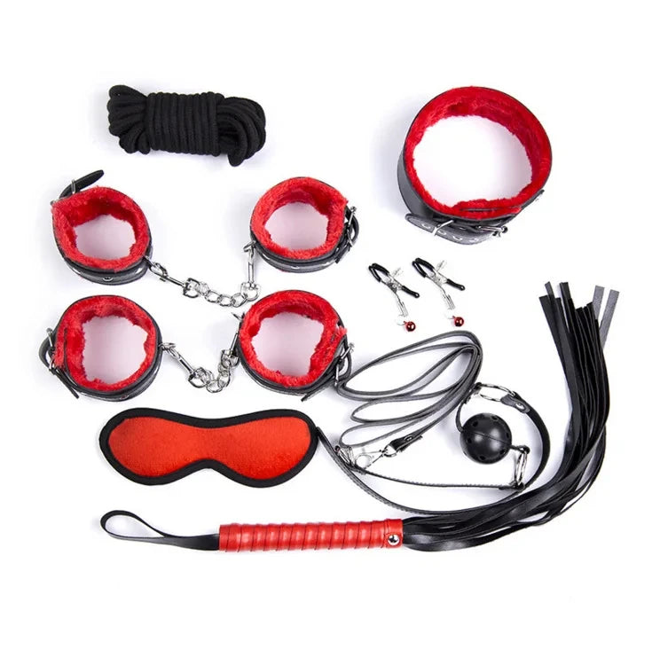 BDSM Bondage 10 Pieces Sexy Fetish Restraints