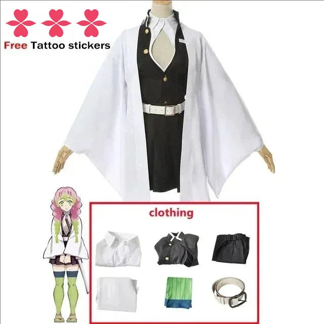Cosplay Costume Kimono Dress Wig Adult