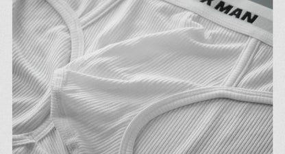 Summer Single Layer Men Briefs Low Rise Slim Fit