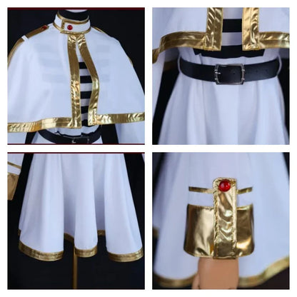 Frieren Cosplay Costume Wig Shoes