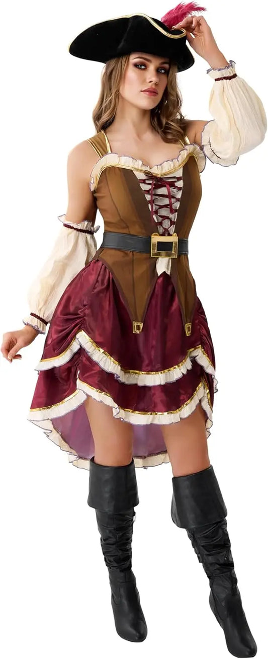 JOYFY Pirate Costume with Hat