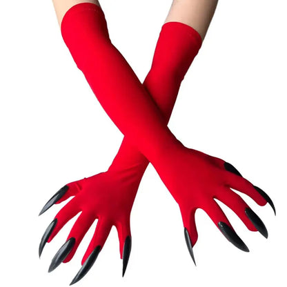 Monster Paws Gloves with Creepy Long Fingernails
