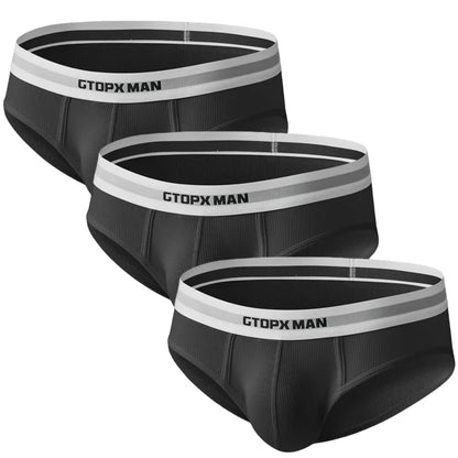 Summer Single Layer Men Briefs Low Rise Slim Fit