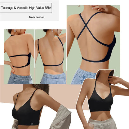 Women Invisible  Backless Bra Sexy Lingerie