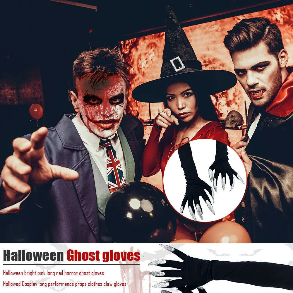 Monster Paws Gloves with Creepy Long Fingernails
