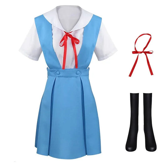 Cosplay Dress with Socks School uniform