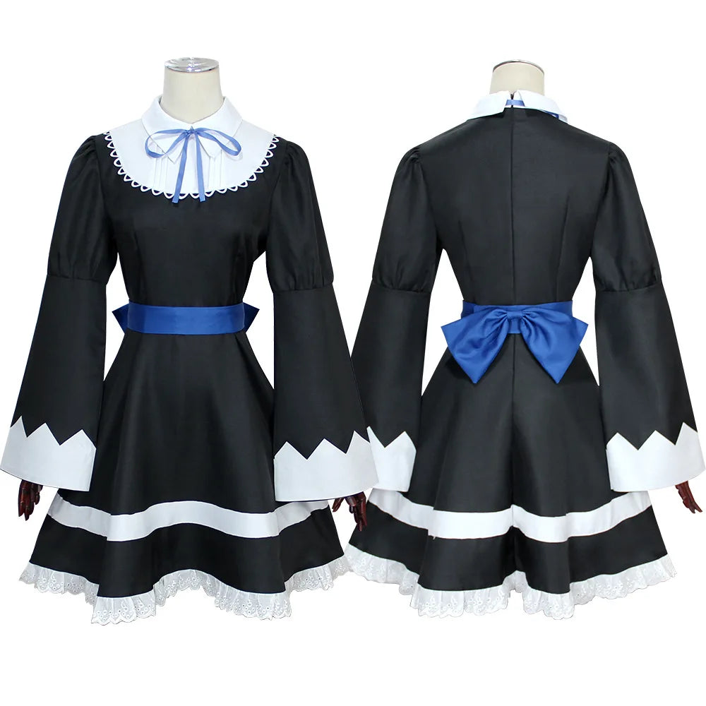 Cosplay Gothic Maid Lolita Dress Wig Long Socks