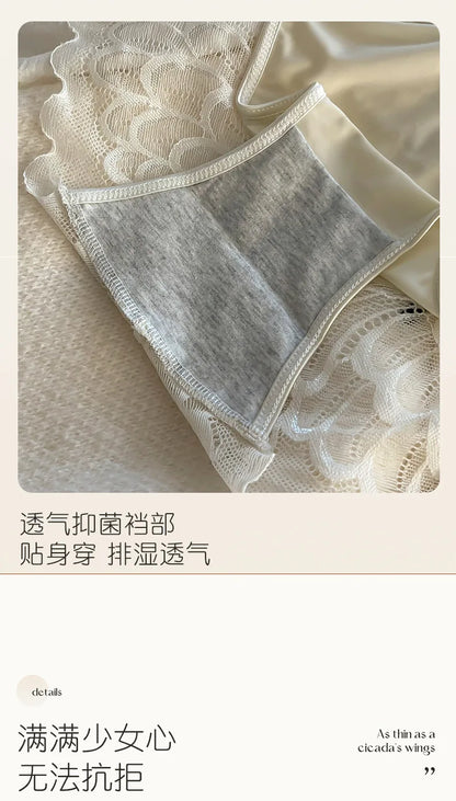 5Pcs Silk underwear
