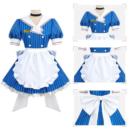 Miku Cosplay Costume Maid Dress