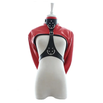PU Leather BDSM Adjustable  Harness Body Bondage