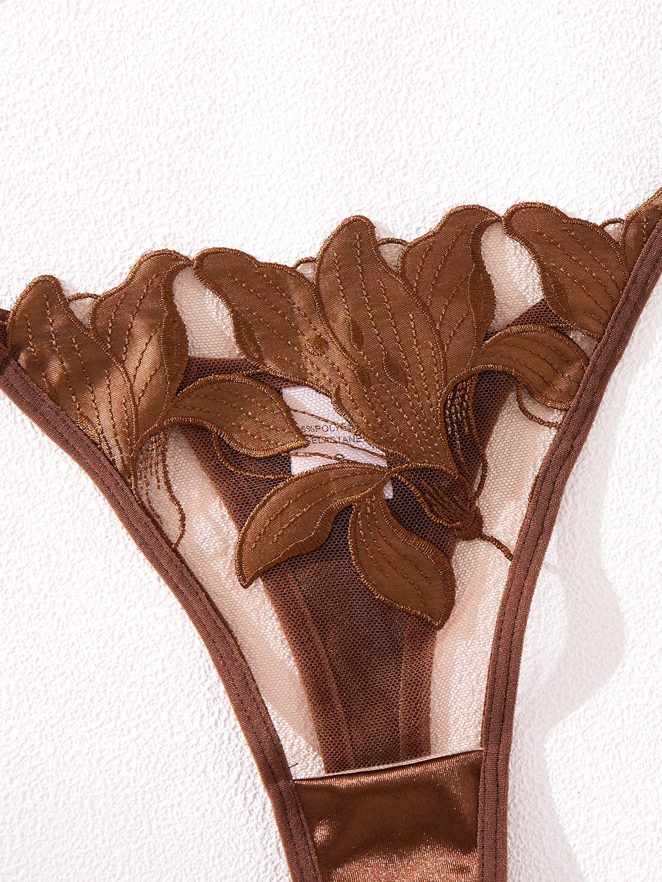 Sexy Embroidered Print Pajama Set