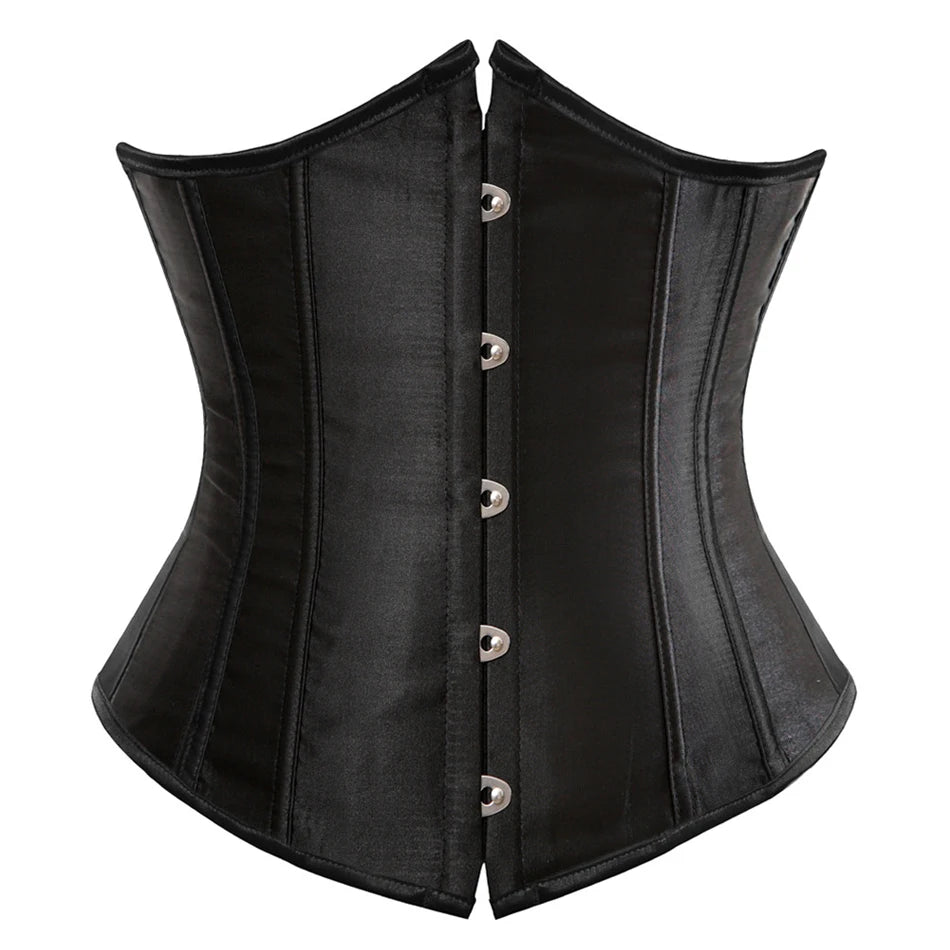 Satin Underbust Corset Bustier