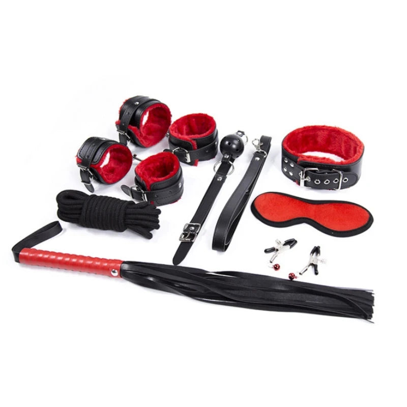 BDSM Bondage 10 Pieces Sexy Fetish Restraints