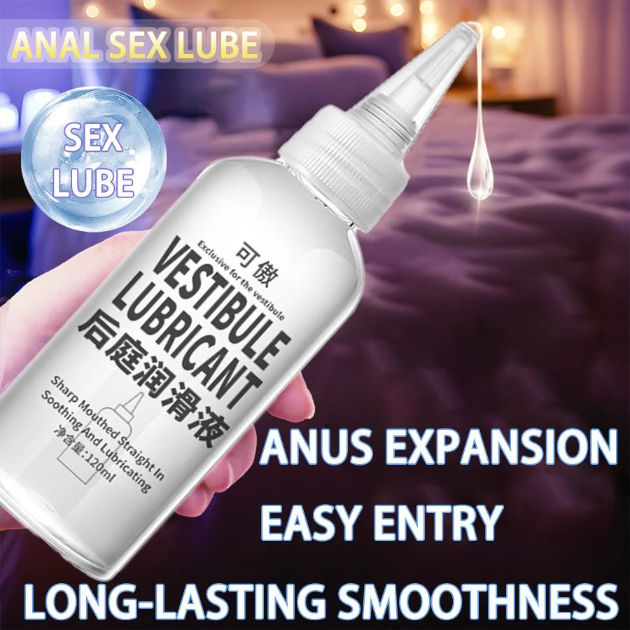 2pcs Anal Water Based Silicone Lubricant