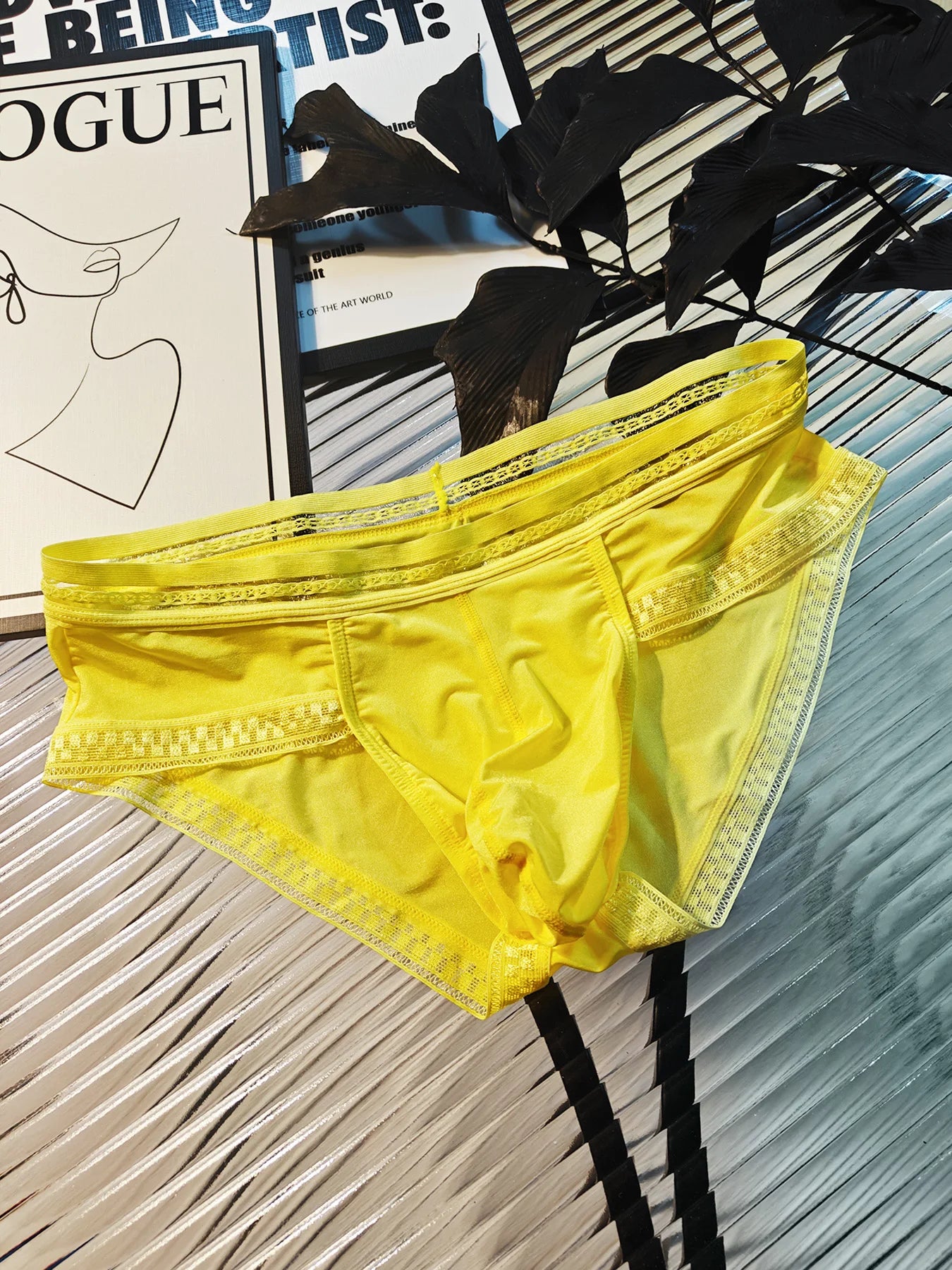 Men's Ice Silk Boxer Breathable Sexy Thong underwear