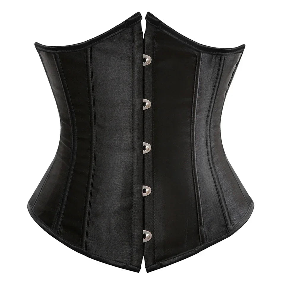 Satin Underbust Corset Bustier