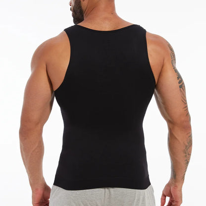 Men Compression Vest Sleeveless Shapewear