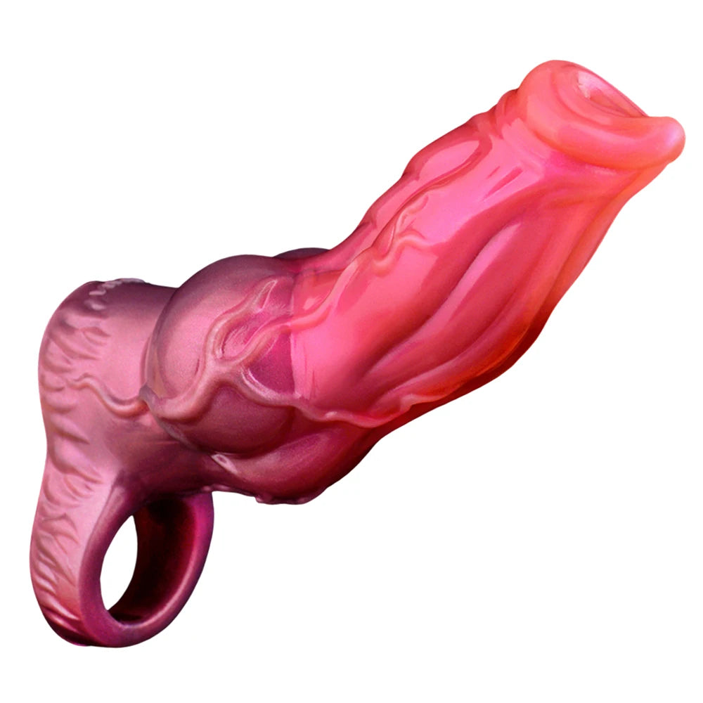 Dog Knot Penis Sleeve Cock Enlargement