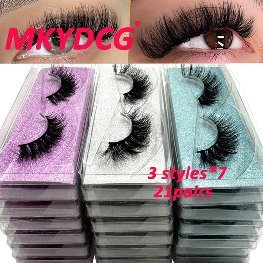 New 21Pairs Thick 3D Mink Lashes