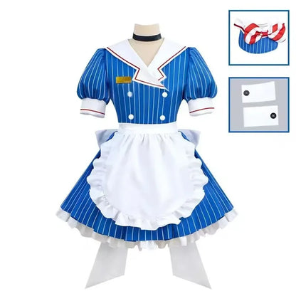 Miku Cosplay Costume Maid Dress