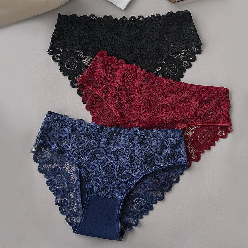 5PCS/Set Women's Lace Briefs