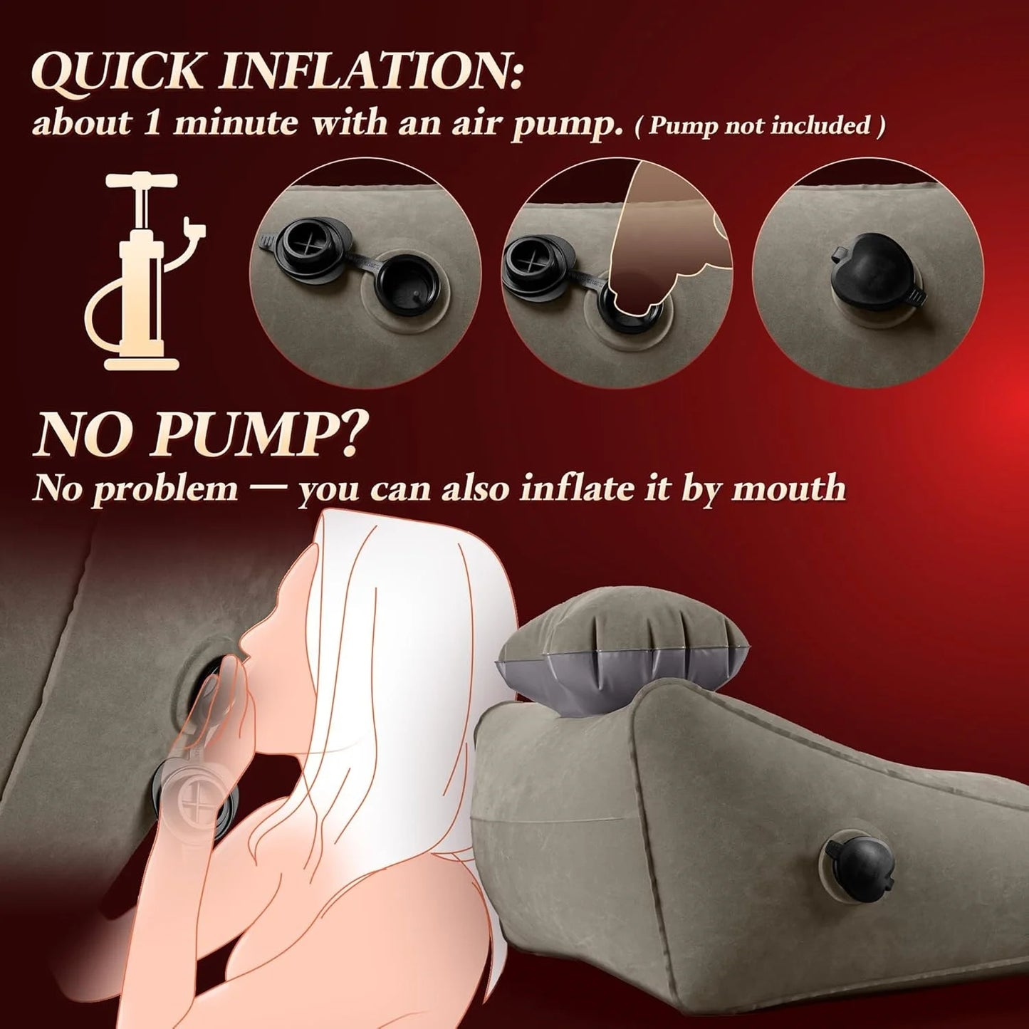 Inflatable Sex Position Pillow
