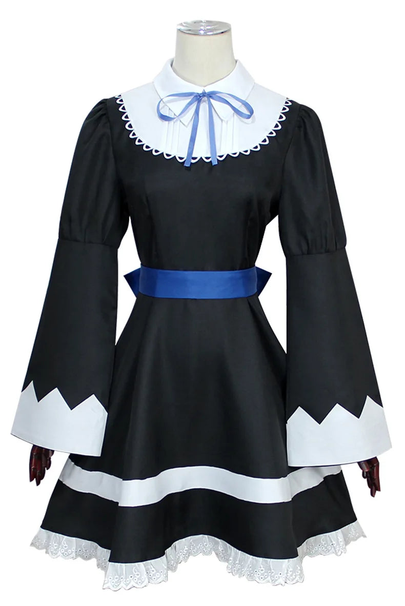 Cosplay Gothic Maid Lolita Dress Wig Long Socks