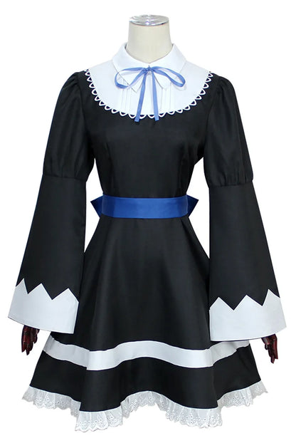 Cosplay Gothic Maid Lolita Dress Wig Long Socks