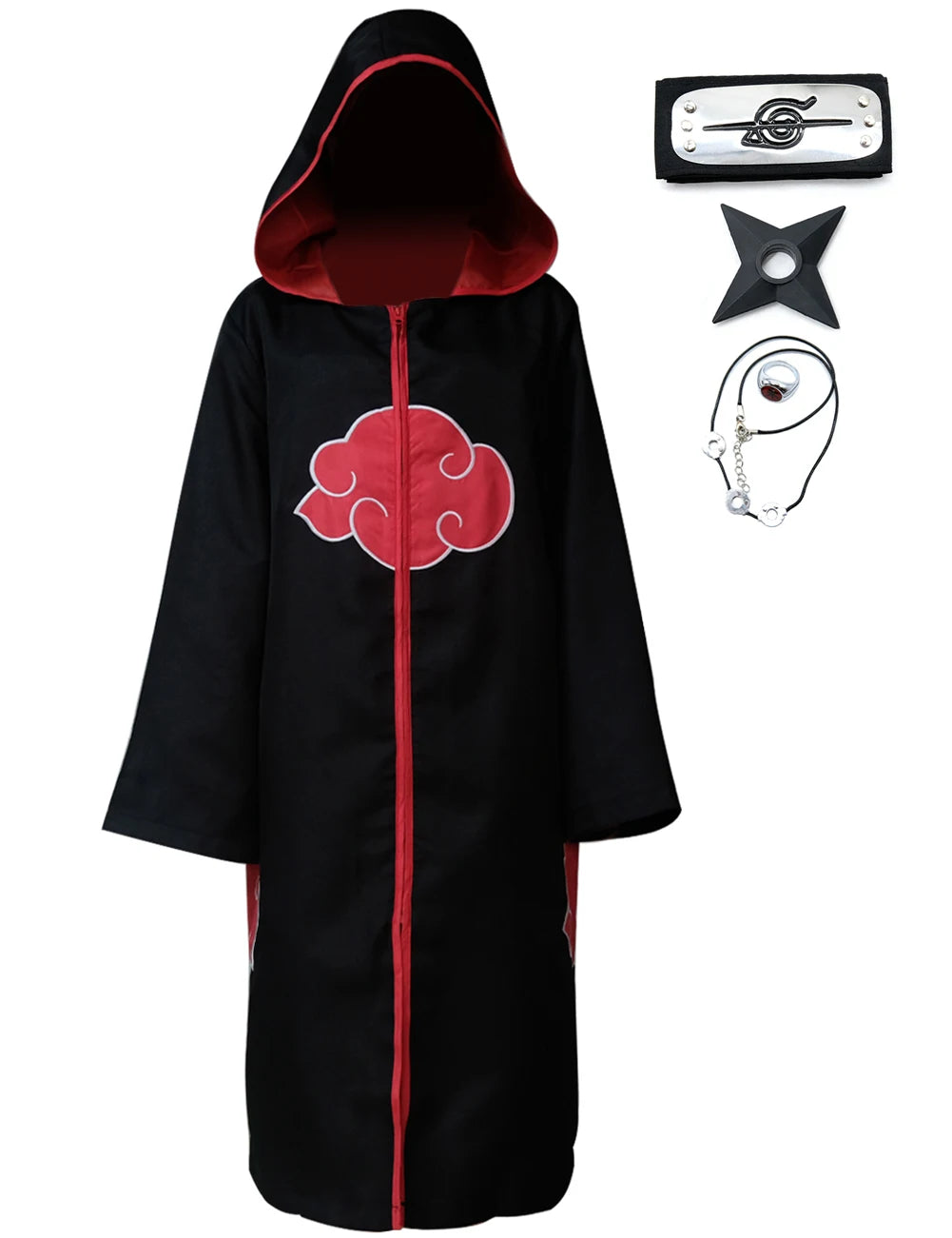 Long Black Cosplay Robe (S-4XL)