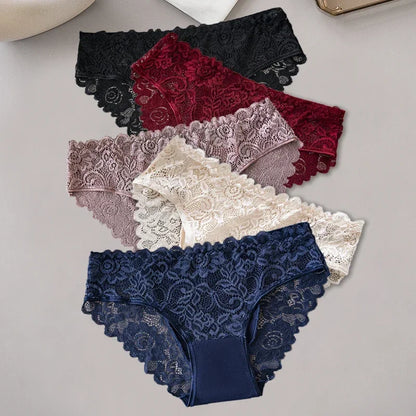 5PCS/Set Women's Lace Briefs