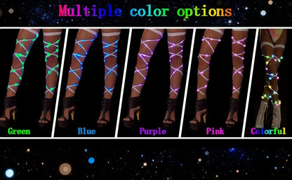 LED Glow Leg Garter (2 Pcs/Set)