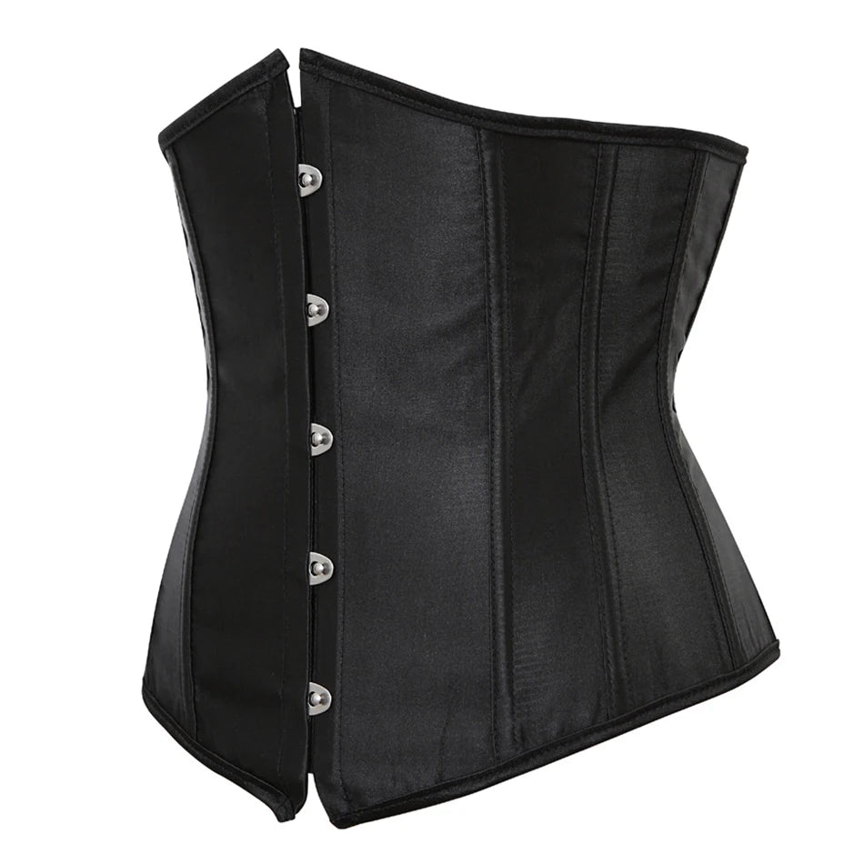 Satin Underbust Corset Bustier