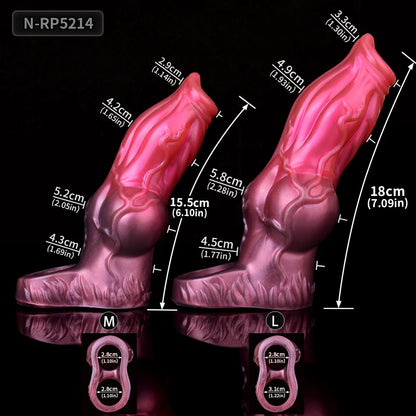 Dog Knot Penis Sleeve Cock Enlargement