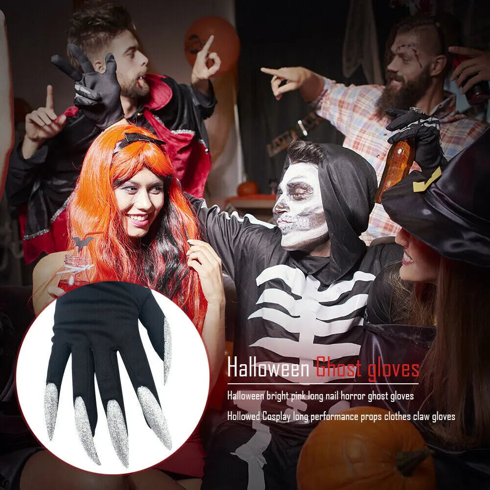 Monster Paws Gloves with Creepy Long Fingernails