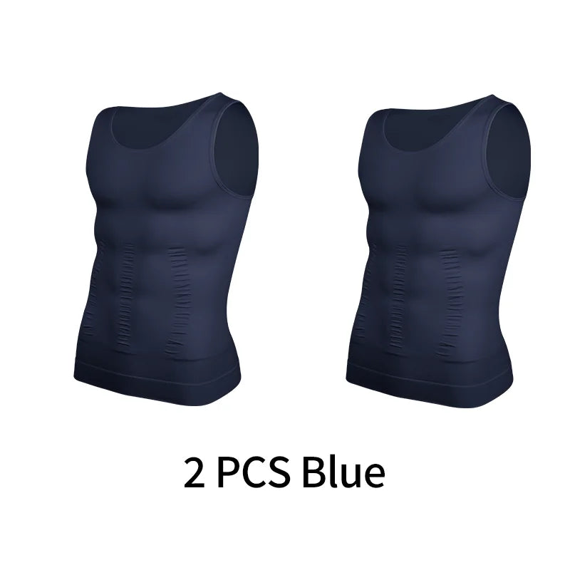 Men Compression Vest Sleeveless Shapewear