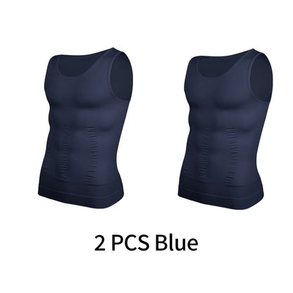 Men Compression Vest Sleeveless Shapewear