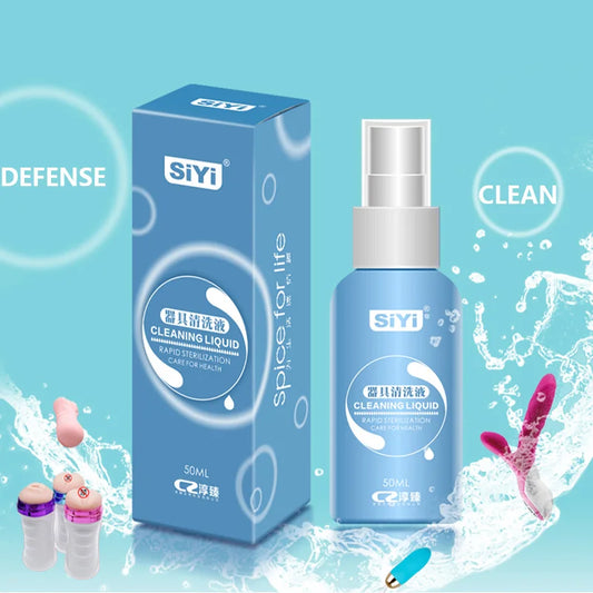 Masturbation device antibacterial spray
