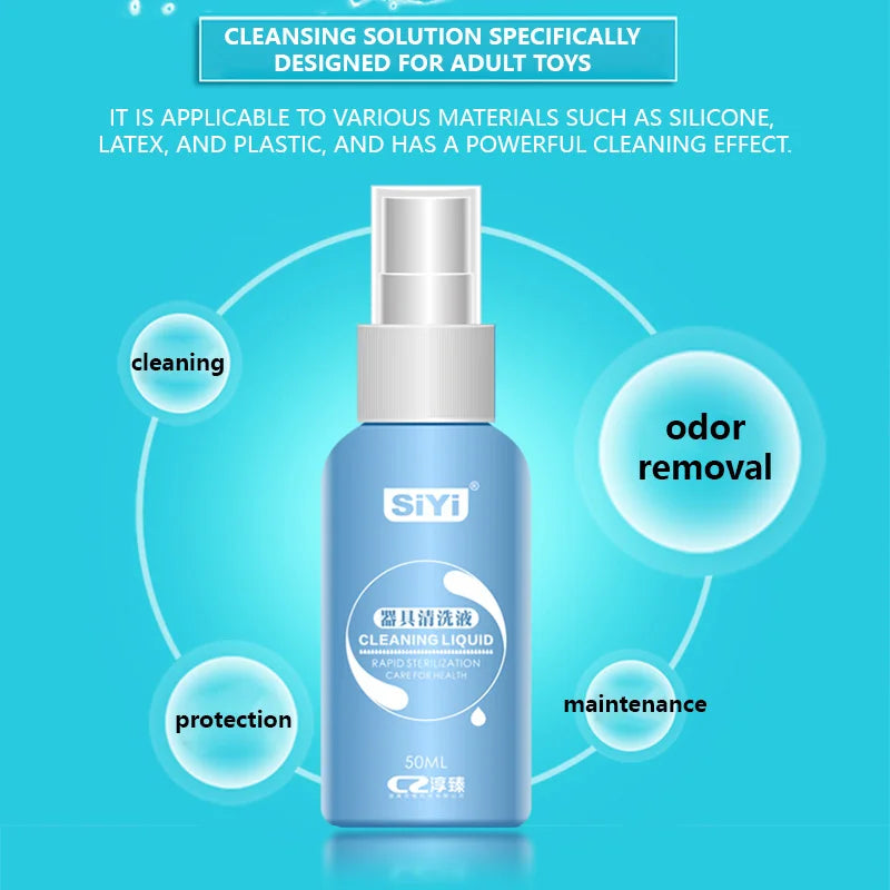 Masturbation device antibacterial spray