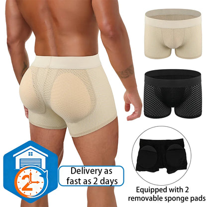 Men's Sexy Boxer Breathable Mesh Underwear
