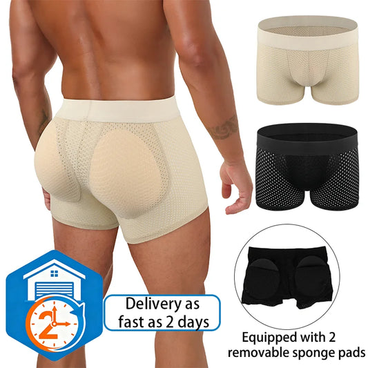 Men's Sexy Boxer Breathable Mesh Underwear