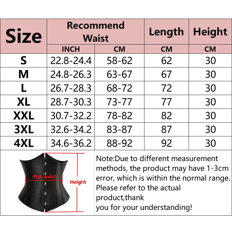 Satin Underbust Corset Bustier