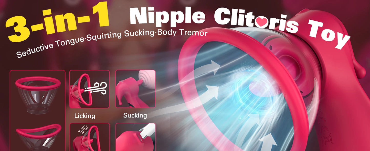 Powerful Sucking Vibrator for Women